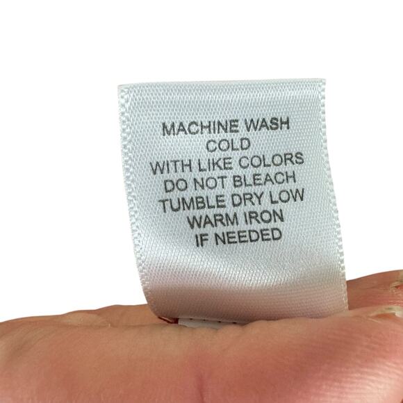 Westport Colorful Lightweight Sheer Cuffed Short Sleeve Button Up Blouse Size XL - Picture 8 of 8